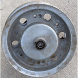 Marked " PJ ABC 21 ASK " 1970s? Aluminum Cable Brake Drum Motorcycle Wheel Hub Harley? Honda?