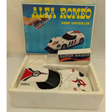 Rare Alfa-Romeo 1600 Scarabeo Remote Control Car White Vintage R/C Taiwan 1979 Box