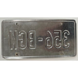 356 BGW Wisconsin License Plate Porsche 2002 America's Dairyland
