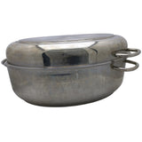 12 QT Krona Roaster Norpro Stainless Steel 18/10 Inox Rostfrei XL Large Oven Pan Pot USA