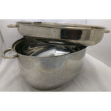 12 QT Krona Roaster Norpro Stainless Steel 18/10 Inox Rostfrei XL Large Oven Pan Pot USA
