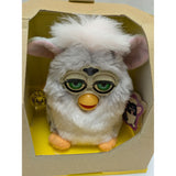 FADED Grey Pink Mane Spots Box Furby 2001 VTG VGC 2 Manuals 57037 Tiger Electronics Green Eyes
