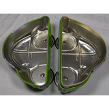 6" Muppets VW Bug Tin Volkswagen Toy Car TM Henson Kermit Green Miss Piggy Metal