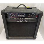 Crate GT15 Amp Black Guitar Practice Amplifier Compact Vintage Sound