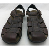 13 Clarks Mens Brown Woven Leather Upper Fisherman Shoes Sandals 13M 38052