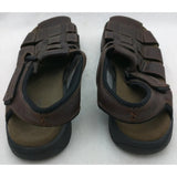 13 Clarks Mens Brown Woven Leather Upper Fisherman Shoes Sandals 13M 38052