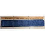 36 X 6 Los Angeles Chargers Country NFL Metal Steel Sign Wall Art Blue Yellow