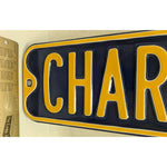 36 X 6 Los Angeles Chargers Country NFL Metal Steel Sign Wall Art Blue Yellow