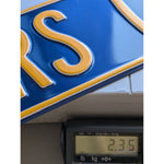36 X 6 Los Angeles Chargers Country NFL Metal Steel Sign Wall Art Blue Yellow