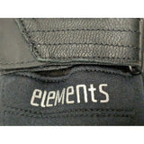 Size 9 Leki Elements Krypton S Ski Racing Gloves Trigger Grip Loop Black Leather Mens Winter Fabric