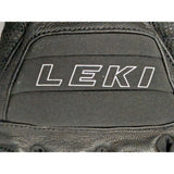 Size 9 Leki Elements Krypton S Ski Racing Gloves Trigger Grip Loop Black Leather Mens Winter Fabric