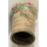 Large 11" Weller Baldin Apple Vase 1920-1915 Studio Art Pottery Ceramic Vintage Raised Relief