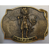 EO-5154 1978 Buckle Arizona J Lunge Morning Kachina The Great American Buckle Co