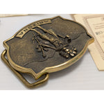 EO-5154 1978 Buckle Arizona J Lunge Morning Kachina The Great American Buckle Co