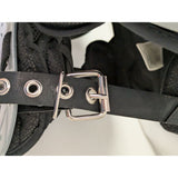 16”-17” Small Schutt Metallic Gray Varsity Flex Football Shoulder Pads 80025 All-Purpose Sports