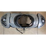 16”-17” Small Schutt Metallic Gray Varsity Flex Football Shoulder Pads 80025 All-Purpose Sports