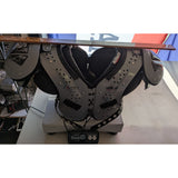 16”-17” Small Schutt Metallic Gray Varsity Flex Football Shoulder Pads 80025 All-Purpose Sports