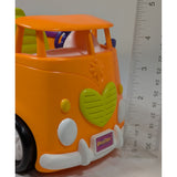 Diva Starz VW Bus Convertible Van Toy Orange Purple Plastic Mattel Fun Vibes 10"x6" 2001 Cruizer