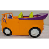 Diva Starz VW Bus Convertible Van Toy Orange Purple Plastic Mattel Fun Vibes 10"x6" 2001 Cruizer
