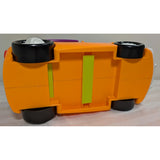 Diva Starz VW Bus Convertible Van Toy Orange Purple Plastic Mattel Fun Vibes 10"x6" 2001 Cruizer