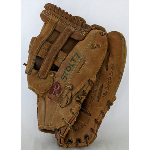 12 " KM10 Mike Schmidt Rawlings Endorsed Baseball Glove Mitt Leather RHT Vintage
