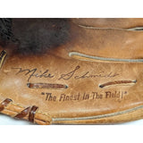 12 " KM10 Mike Schmidt Rawlings Endorsed Baseball Glove Mitt Leather RHT Vintage