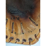 12 " KM10 Mike Schmidt Rawlings Endorsed Baseball Glove Mitt Leather RHT Vintage