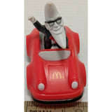 1988 McDonalds Mac Tonight Moon Man Porsche 911 Toy Car Red Collectible Vintage
