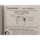 New Old Stock 16 QT Presto Pressure Cooker Canner 7B Pot Aluminum Vintage USA Made 7 B Lid