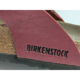 40 L9 M7 Birkenstock Gizeh Thong Sandals Burgundy Red Leather Size 9 Germany Made