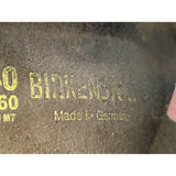 40 L9 M7 Birkenstock Gizeh Thong Sandals Burgundy Red Leather Size 9 Germany Made