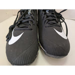 Size 12.5 Nike Mens Alpha Menace Shark Fastflex Football Cleats Shoes Black/White