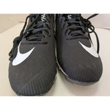 Size 12.5 Nike Mens Alpha Menace Shark Fastflex Football Cleats Shoes Black/White