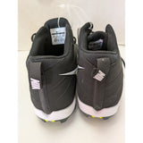 Size 12.5 Nike Mens Alpha Menace Shark Fastflex Football Cleats Shoes Black/White