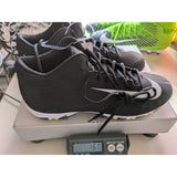 Size 12.5 Nike Mens Alpha Menace Shark Fastflex Football Cleats Shoes Black/White