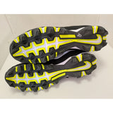 Size 12.5 Nike Mens Alpha Menace Shark Fastflex Football Cleats Shoes Black/White
