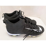 Size 12.5 Nike Mens Alpha Menace Shark Fastflex Football Cleats Shoes Black/White