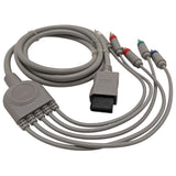 2000s 6Ft Component AV Cable Wii U Composite Video Audio Cord Adapter Gray