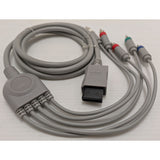 2000s 6Ft Component AV Cable Wii U Composite Video Audio Cord Adapter Gray