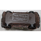 5"  Junkyard Art 1998 Popular Imports VW Bug Ladybug Car Figurine Polystone Retro Volkswagen