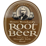 33X26 Root Beer Henry Weinhard Metal Tin Sign Modern Repo Draught Style Head Premium Rootbeer
