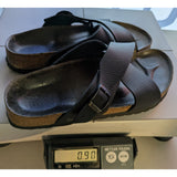 38 L7 M5 Betula Trio Crossover Birkenstock Black Leather Cross-Strap Sandals Womens Size 7 M5 Germany