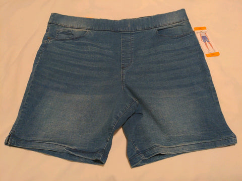 XXL DKNY Womens Shorts Comfort stretch medium wash denim   New
