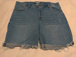 24 AVA VIV Womens Shorts Light blue distressed cut offs denim Plus  Used
