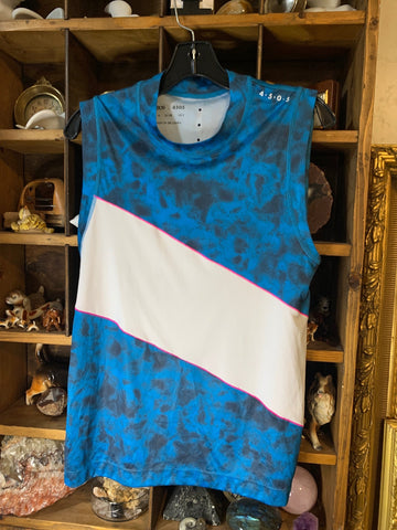 6 Asos Womens Activewear Turquoise, white hot pink sleeveless 4505 Regular  VGC