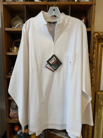 XXL Redington Mens Shirt Top White 1/4 Zip Performance upf Regular  New