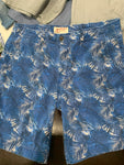 38 Arizona Jeans Mens Shorts Blue tropical leaves Regular  Used