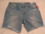18 YMI Womens Shorts Light blue distressed cut offs dream authentic denim Plus  New