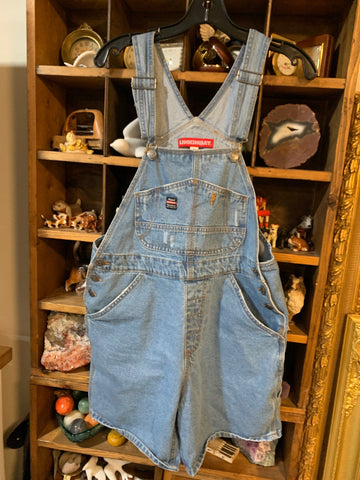 SOLD S Union Bay Overalls  distressed Denim Regular  VGC