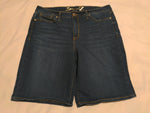 16 Seven Womens Shorts Dark blue light wash Plus  Used